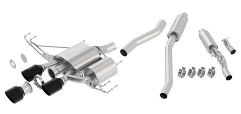 Borla 17-18 Honda Civic Type-R FK8 ATAK Cat-Back Exhaust w/ Ceramic Black Tips thumbnail 1