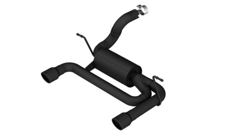 Borla 2018 Jeep Wrangler JL/JLU 3.6L 2DR/4DR ATAK SS Axle Back Black Coated Exhaust w/3.5in Tips thumbnail 5