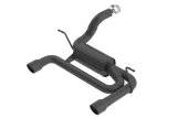 Borla 2018 Jeep Wrangler JL/JLU 3.6L 2DR/4DR S-Type SS Axle Back Black Coated Exhaust w/3.5in Tips thumbnail 2