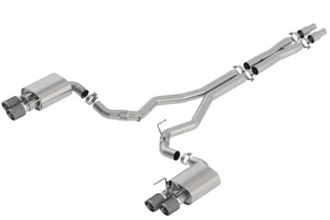 Borla 2018 Ford Mustang GT 5.0L AT/MT 3in Atak Catback Exhaust w/ Valves (Carbon Fiber Tip) thumbnail 6