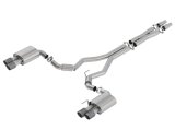 Borla 2018 Ford Mustang GT 5.0L AT/MT (w/o Valves) S-Type 3in Cat-Back Exhaust w/Carbon Fiber Tips thumbnail 2