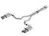 Borla 2018 Ford Mustang GT 5.0L AT/MT (w/o Valves) S-Type 3in Cat-Back Exhaust w/Carbon Fiber Tips thumbnail 5