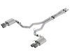 Borla 2018 Ford Mustang GT 5.0L AT/MT (w/o Valves) ATAK 3in Cat-Back Exhaust w/Carbon Fiber Tips thumbnail 5