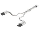 Borla 2018 Ford Mustang GT (A/T / M/T) 3in S-Type Catback Exhaust w/o Valves w/ Black Chrome Tips thumbnail 1