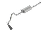 Borla 16-18 Toyota Tacoma 3.5L AT 4DR CC Short Bed S-Type SS Catback Exhaust - Black Chrome Tip thumbnail 4