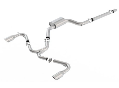 Borla 15-17 Volkswagen GTI (MK7) 2.0T AT/MT SS S-Type Catback Exhaust w/Stainless Brushed Tips thumbnail 2