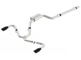 Borla 2018 Volkswagen GTI (MK7.5) 2.0T AT/MT SS S-Type Catback Exhaust w/Black Chrome Tips thumbnail 1