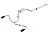Borla 2018 Volkswagen GTI (MK7.5) 2.0T AT/MT SS S-Type Catback Exhaust w/Black Chrome Tips thumbnail 2