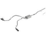 Borla 14-18 Chevrolet Silverado 1500 5.3L V8 AT/MT 4DR CC ATAK Catback Exhaust w/Black Chrome Tips thumbnail 3