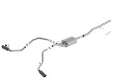 Borla 14-18 Chevrolet Silverado 1500 5.3L V8 AT/MT 4DR CC ATAK Catback Exhaust w/Black Chrome Tips thumbnail 4