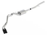 Borla 14+ Chevy Silverad1500 EC STD/CC Short 143.5in WB ATAK Cat-Back Exhaust w/ Black Chrome Tip thumbnail 3