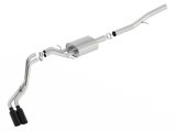 Borla 14+ Chevy Silverad1500 EC STD/CC Short 143.5in WB ATAK Cat-Back Exhaust w/ Black Chrome Tip thumbnail 4