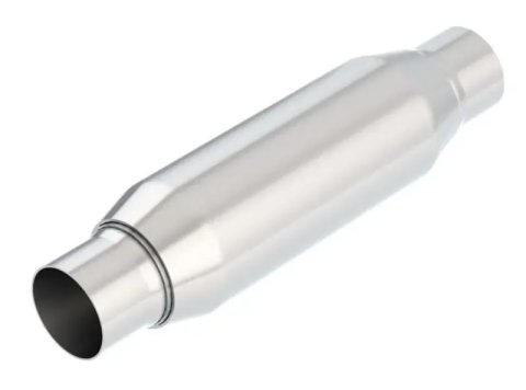 Borla CrateMuffler Resonator Option 2.25in Center/Center 3.5in Round x 10in thumbnail 6