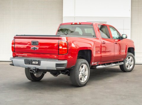 Borla 15-19 Chevy Silverado 2500 6.0L CC/STD Bed/153.7in WB S-Type Catback Exhaust Black Chrome Tip thumbnail 1