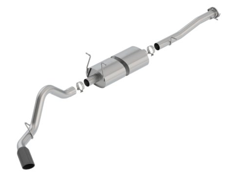 Borla 15-19 Chevy Silverado 2500 6.0L CC/STD Bed/153.7in WB S-Type Catback Exhaust Black Chrome Tip thumbnail 6
