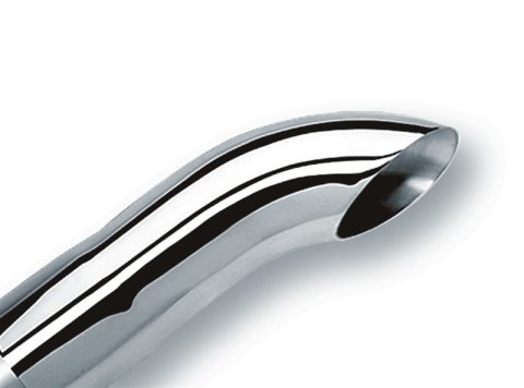 Borla Universal Polished Tip Single Round Turndown/Turnout (inlet 3in. Outlet 3in) *NO Returns* thumbnail 4