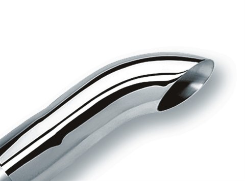 Borla Universal Polished Tip Single Round Turndown/Turnout (inlet 3in. Outlet 3in) *NO Returns* thumbnail 5
