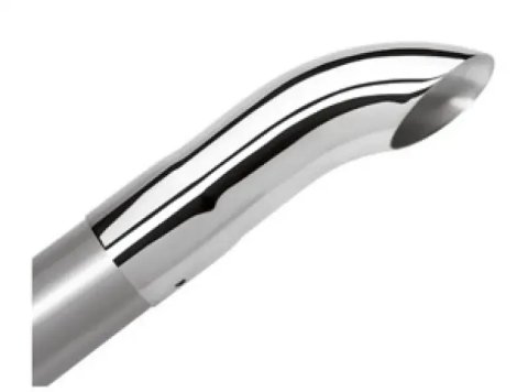 Borla Universal Polished Tip Single Round Turndown/Turnout (inlet 3in. Outlet 3in) *NO Returns* thumbnail 6