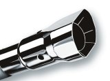 Borla Universal Polished Tip Single Square Angle-Cut Intercooled (inlet 2 1/2in. Outlet 2 7/8 x 2 3/ thumbnail 5