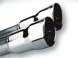 Borla Universal Polished Tip Dual Round Rolled Angle-Cut (inlet 2in. Outlet 3in) *NO Returns* thumbnail 3