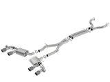 Borla 17-18 Chevrolet Camaro ZL1 6.2L V8 S Type Catback Exhaust w/ Dual Mode Valves CF Black Anod thumbnail 2