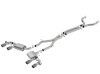 Borla 17-18 Chevrolet Camaro ZL1 6.2L V8 S Type Catback Exhaust w/ Dual Mode Valves CF Black Anod thumbnail 7