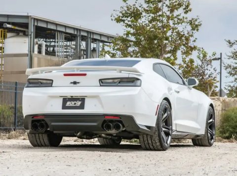 Borla 17-18 Chevrolet Camaro ZL1 6.2L V8 Atak Catback Exhaust w/ Dual Mode Valves CF Black Anod thumbnail 7