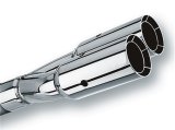 Borla Universal Polished Tip Dual Round Intercooled (inlet 2 1/2in. Outlet 3in) *NO Returns* thumbnail 1