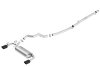 Borla 16-18 Ford Focus RS 2.3L MT AWD ATAK Catback Exhaust w/ Black Chrome Tip thumbnail 3