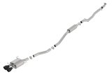 Borla 17-19 Honda Civic SI 1.5L Turbo MT S-Type 2.75in Cat-Back Exhaust Ceramic Black Tip thumbnail 4
