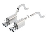 Borla 06-13 Chevy Corvette C6 ZO6/ZR1 Manual Trans S-Type II Rear Section Exht Dual Rd Rolled Tips thumbnail 1