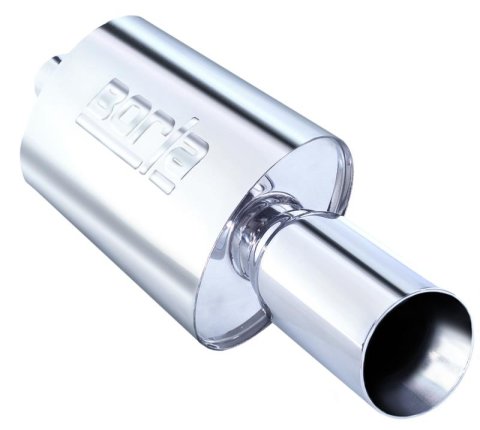Borla Boomer Muffler Thumper Oval 2-1/4in In 4in Side Round Out thumbnail 1