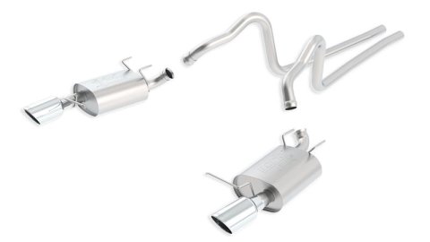 Borla 11-12 Ford Mustang 3.7L AT/MT RWD 2dr ATAK SS Catback Exhaust