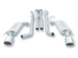 Borla 05-06 Pontiac GTO Coupe 2dr 6.0L 8cyl AT/MT 4spd/6spd RWD SS Catback Exhaust w/ inXin Pipe thumbnail 3