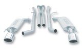 Borla 05-06 Pontiac GTO Coupe 2dr 6.0L 8cyl AT/MT 4spd/6spd RWD SS Catback Exhaust w/ inXin Pipe thumbnail 4