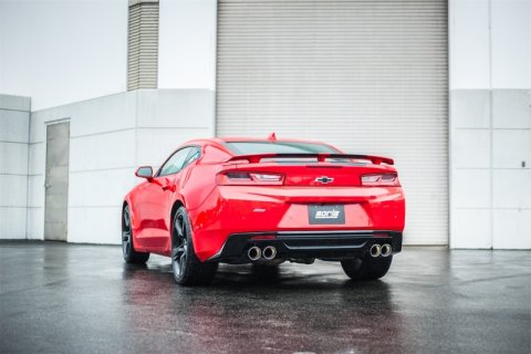 Borla 16 Chevy Camaro SS 6.2L w/ Dual NPP Atak Quad RD RL Tips Dual Exit Rear Section Exhaust thumbnail 7