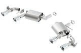 Borla 16 Chevy Camaro SS 6.2L w/ Dual NPP S-Type Quad RD RL Tips Dual Exit Rear Section Exhaust thumbnail 1