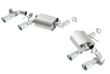 Borla 16 Chevy Camaro SS 6.2L w/ Dual NPP S-Type Quad RD RL Tips Dual Exit Rear Section Exhaust thumbnail 4