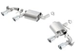 Borla 16 Chevy Camaro SS 6.2L w/ Dual NPP S-Type Quad RD RL Tips Dual Exit Rear Section Exhaust thumbnail 5