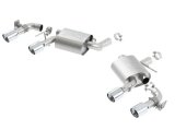 Borla 16 Chevy Camaro SS 6.2L w/ Dual NPP S-Type Quad RD RL Tips Dual Exit Rear Section Exhaust thumbnail 8