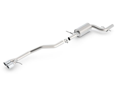 Borla 12 Volkswagen Jetta GLI Sedan 2.0L 4cyl SS Catback Exhaust thumbnail 2
