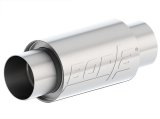Borla 3 -1/2in In/Out x 5in Round x 8in Long XR-1 Sportsman Shorty Racing Muffler thumbnail 1