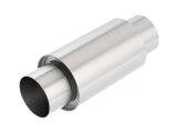 Borla 3 -1/2in In/Out x 5in Round x 8in Long XR-1 Sportsman Shorty Racing Muffler thumbnail 2
