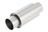 Borla 3 -1/2in In/Out x 5in Round x 8in Long XR-1 Sportsman Shorty Racing Muffler thumbnail 4