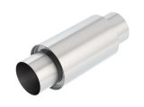 Borla 3 -1/2in In/Out x 5in Round x 8in Long XR-1 Sportsman Shorty Racing Muffler thumbnail 7