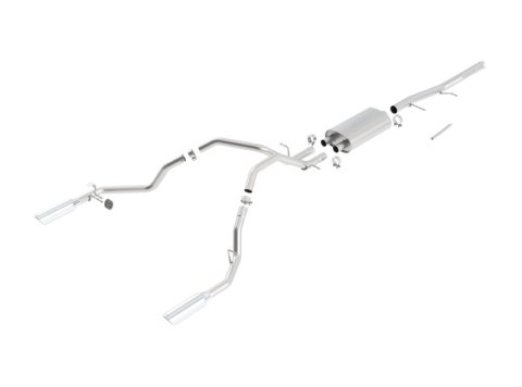 Borla 09-12 GMC Sierra 1500 / 09-12 Chevrolet Silverado 1500 SS Catback Exhaust thumbnail 2