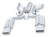 Borla 92-96 Chevrolet Corvette Hatchback/Conv 5.7L 8cyl 4/6 Spd Touring SS Catback Exhaust thumbnail 1