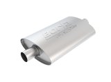 Borla Pro-XS 2inch, 2inch, 14inch x 9-1/2inch x 4inch Oval Cen/Cen w/o Notch Turbo Muffler thumbnail 2