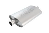 Borla Pro-XS 2inch, 2inch, 14inch x 9-1/2inch x 4inch Oval Cen/Cen w/o Notch Turbo Muffler thumbnail 6