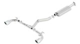Borla 13-15 Scion FR-S 2.0L 4cyl 6spd / 13 Subaru BRZ 2.0L 4cyl 6spd SS Catback Exhaust thumbnail 2